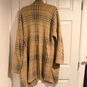 J. Jill Cream and Black Cardigan